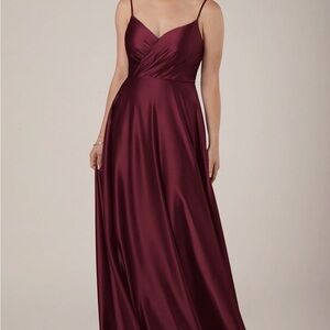 SORELLA VITA Deep Burgundy Maxi Dress